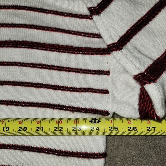 Lucky Brand Red Striped Sweater - Picture 8 of 13